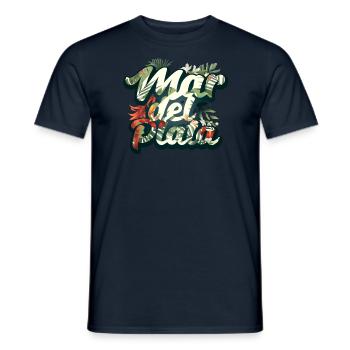 Traveller Reise nach Argentinien Mar del Plata - Männer T-Shirt - Navy - Vorne - AI Model Male 178 light (178cm)