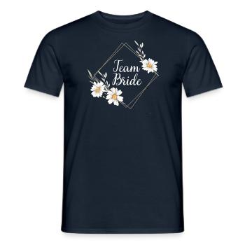 Team Bride | Hen night - Men's T-Shirt - navy - Front - AI Model Male 178 light (178cm)