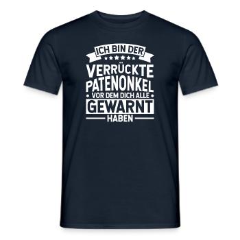 Patenonkel - Männer T-Shirt - Navy - Vorne - AI Model Male 178 light (178cm)