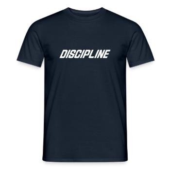 discipline - T-shirt homme - marine - Devant - AI Model Male 178 light (178cm)