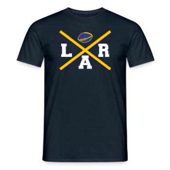 Croix R de Los Angeles - T-shirt homme - marine - Devant - AI Model Male 178 light (178cm)