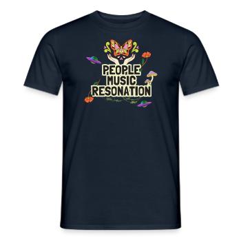 Fest - Männer T-Shirt - Navy - Vorne - AI Model Male 178 light (178cm)
