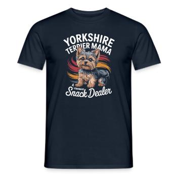 Yorkshire Mama, marchande de snacks légendaire - T-shirt homme - marine - Devant - AI Model Male 178 light (178cm)