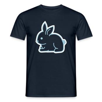 lapin - T-shirt homme - marine - Devant - AI Model Male 178 light (178cm)