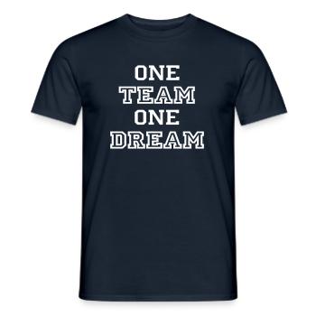 9 - Männer T-Shirt - Navy - Vorne - AI Model Male 178 light (178cm)