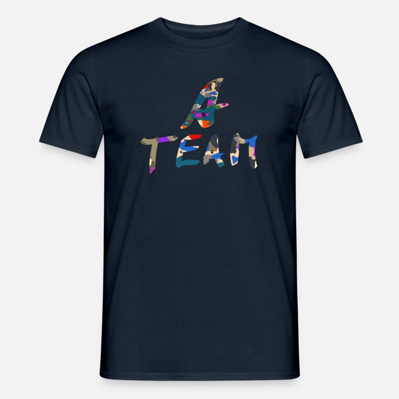 A Team - Männer T-Shirt - Navy