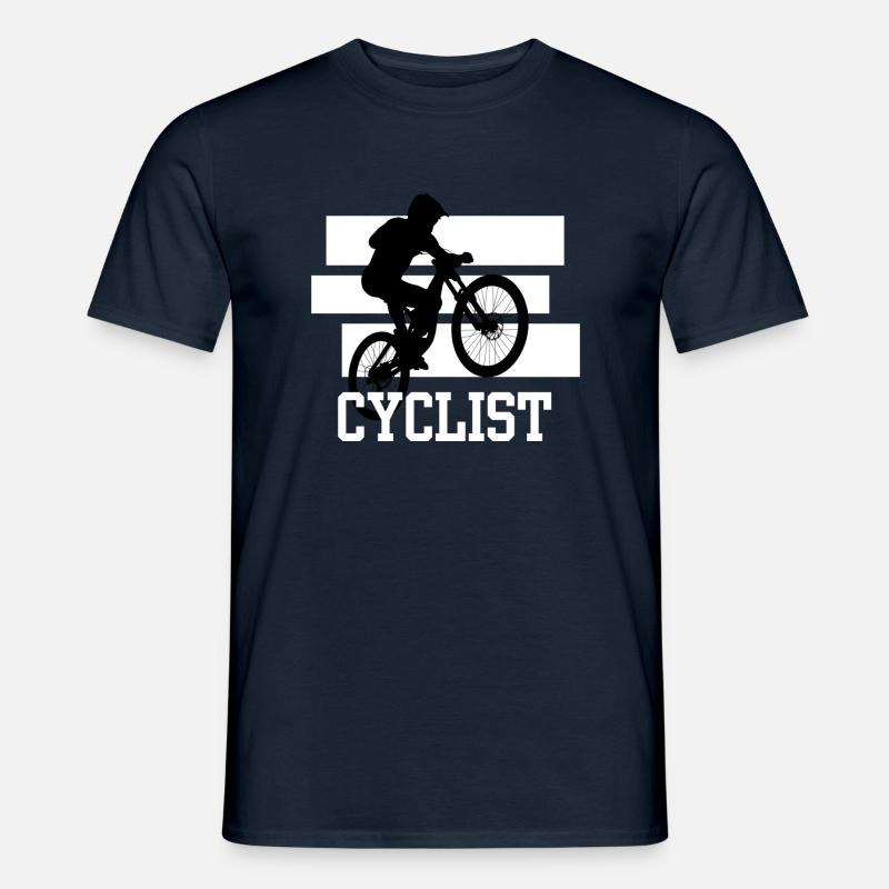 Fahrrad - Männer T-Shirt - Navy