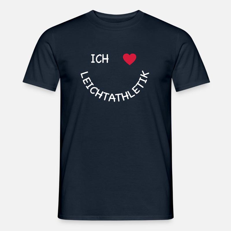 Leichtathletik - Männer T-Shirt - Navy