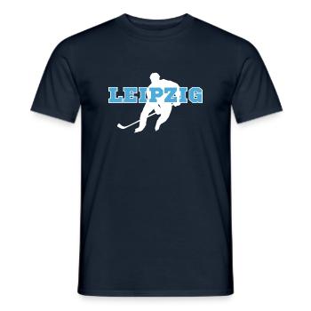 Leipzig, ma ville ! - T-shirt homme - marine - Devant - AI Model Male 178 light (178cm)