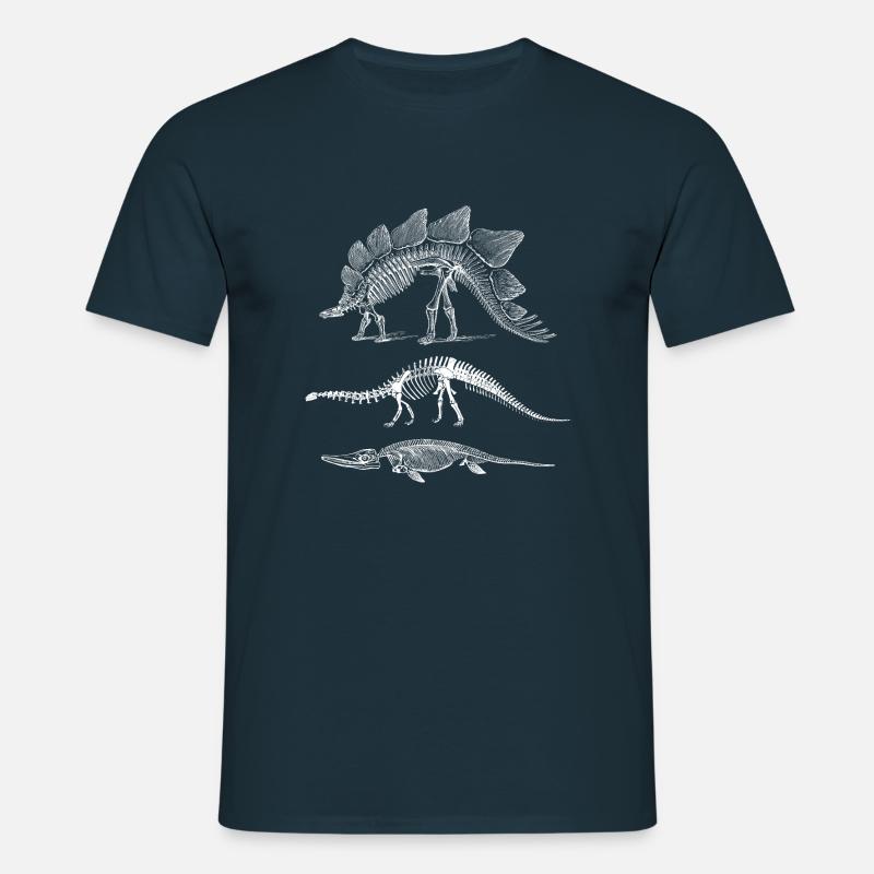 Dinosaurier Evolution - Männer T-Shirt - Navy