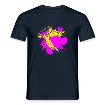 Croatie hrvatska croatie hrv voyage europe zagreb - T-shirt homme - marine - Devant - AI Model Male 178 light (178cm)