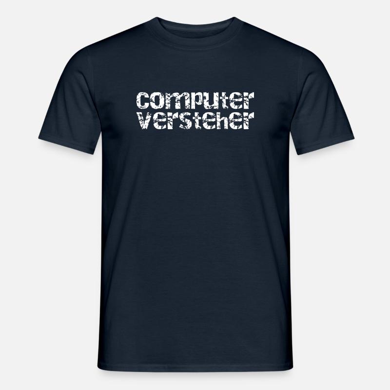 Computerversteher - Männer T-Shirt - Navy