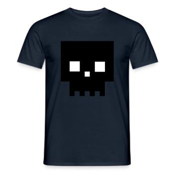 Langweiler - Männer T-Shirt - Navy - Vorne - AI Model Male 178 light (178cm)