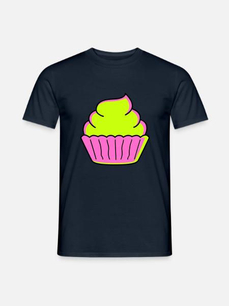 cupcake - Men's T-Shirt - navy