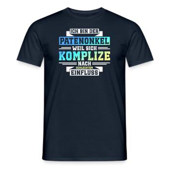 Patenonkel - Männer T-Shirt - Navy - Vorne - AI Model Male 178 light (178cm)