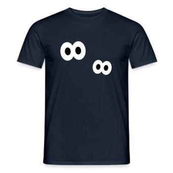 yeux - T-shirt homme - marine - Devant - AI Model Male 178 light (178cm)