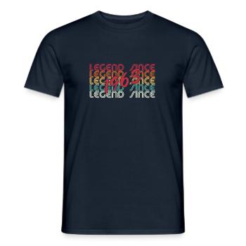 legend since 1963 - Männer T-Shirt - Navy - Vorne - AI Model Male 178 light (178cm)