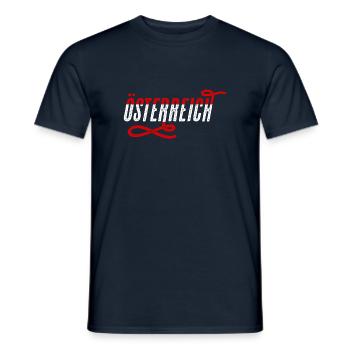 Österreich Austria - Männer T-Shirt - Navy - Vorne - AI Model Male 178 light (178cm)