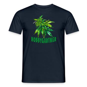 Hobbygärtner - Männer T-Shirt - Navy - Vorne - AI Model Male 178 light (178cm)