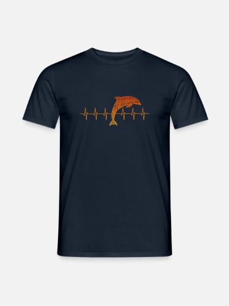 Dolphin, Rettet die Wale, Delfin - Männer T-Shirt - Navy