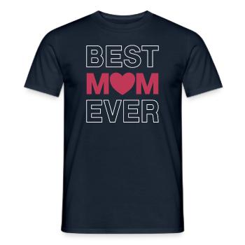 Meilleure maman de tous les temps - T-shirt homme - marine - Devant - AI Model Male 178 light (178cm)