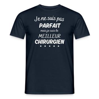Je suis pas parfait le meilleur chirurgien - T-shirt homme - marine - Devant - AI Model Male 178 light (178cm)