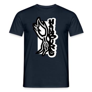 hamburg_pyro - T-shirt homme - marine - Devant - AI Model Male 178 light (178cm)