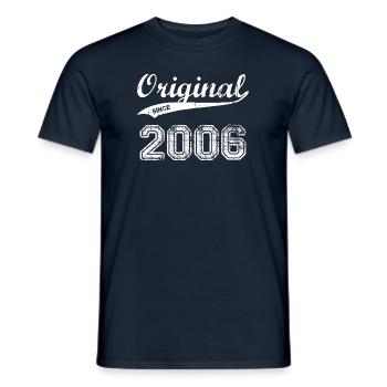 2006 - Männer T-Shirt - Navy - Vorne - AI Model Male 178 light (178cm)