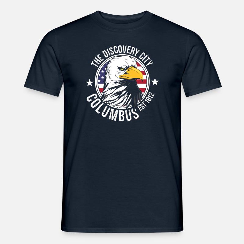 Columbus Ohio - Männer T-Shirt - Navy