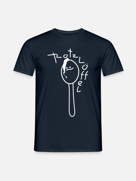 Frecher Löffel - Männer T-Shirt - Navy