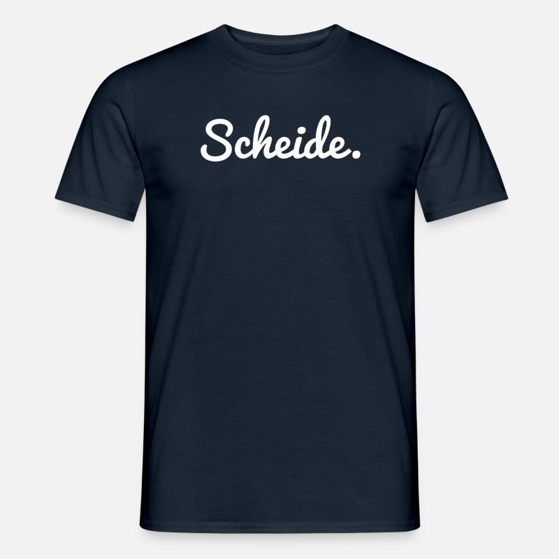 scheide - Männer T-Shirt - Navy