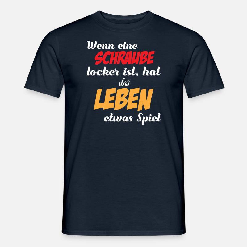 Schraube locker - Männer T-Shirt - Navy
