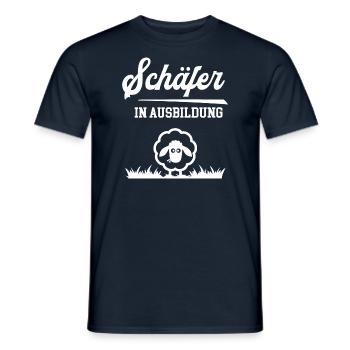 Schäfer in Ausbildung Schäferausbildung Lehre - Männer T-Shirt - Navy - Vorne - AI Model Male 178 light (178cm)