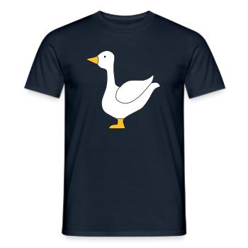 Oie toutes les couleurs - T-shirt homme - marine - Devant - AI Model Male 178 light (178cm)