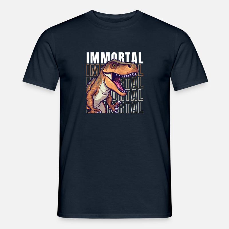 Unsterblicher T-Rex - Männer T-Shirt - Navy