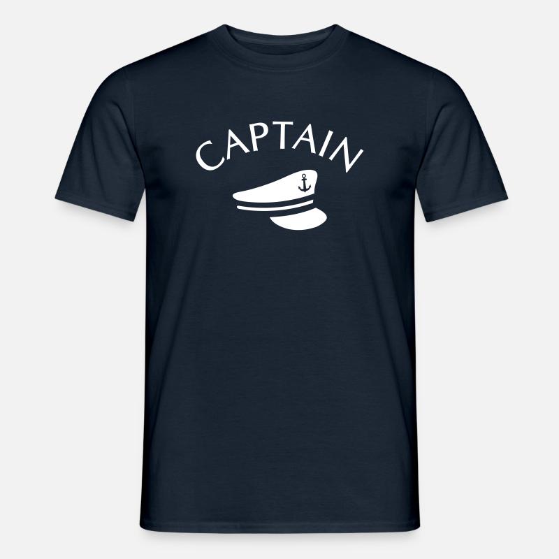 CAPTAIN CAPTAIN HAT - Men’s T-shirt - navy