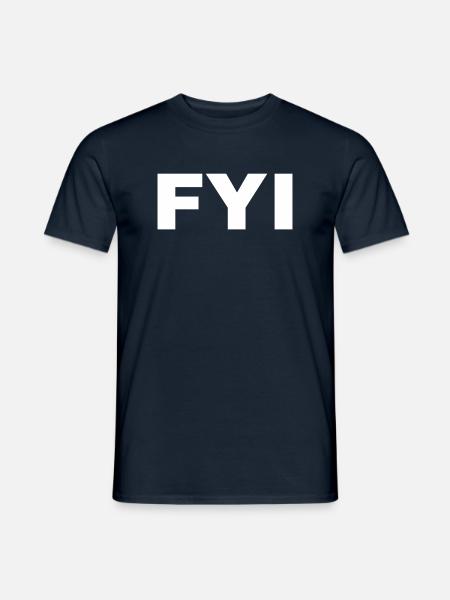 FYI - Men's T-Shirt - navy