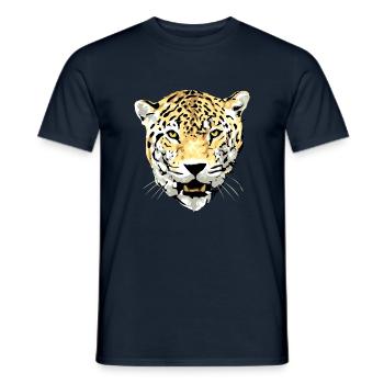 Wild jaguar - Männer T-Shirt - Navy - Vorne - AI Model Male 178 light (178cm)