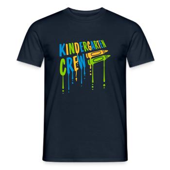 Friends Kindergarten Crew Crayons - Men's T-Shirt - navy - Front - AI Model Male 178 light (178cm)