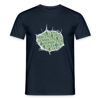 Gift Idea Bodybuilder Joke Beach Holiday - Men's T-Shirt - navy - Front - AI Model Male 178 light (178cm)