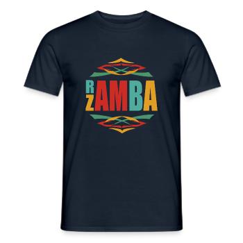 Rumba Zamba - T-shirt homme - marine - Devant - AI Model Male 178 light (178cm)