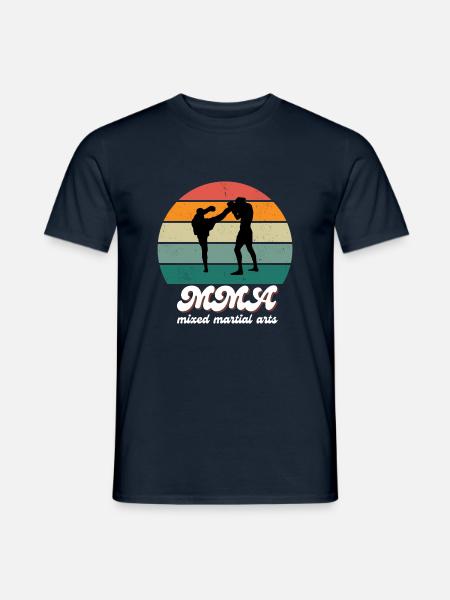 Retro-Kampfgeist - Männer T-Shirt - Navy