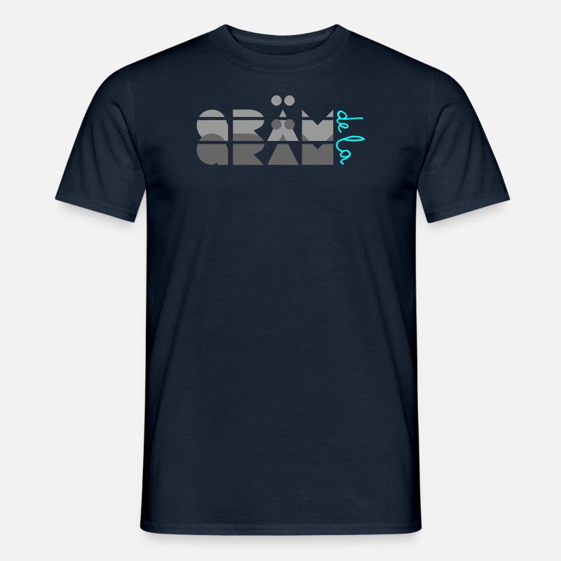 Gräm de la Gräm - Männer T-Shirt - Navy