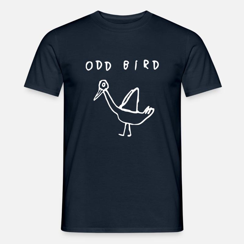 ODD BIRD - Männer T-Shirt - Navy