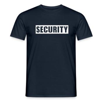 Security - T-shirt homme - marine - Devant - AI Model Male 178 light (178cm)