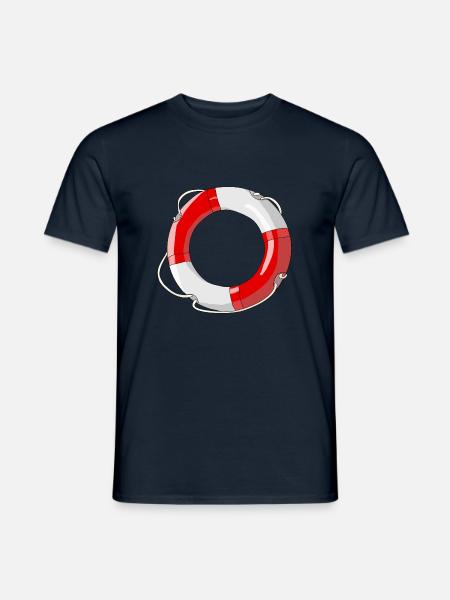 Bateau de sauvetage - T-shirt homme - marine