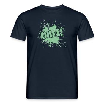 Oida - Männer T-Shirt - Navy - Vorne - AI Model Male 178 light (178cm)