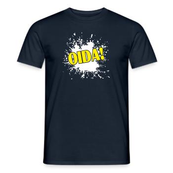 OIDA - Männer T-Shirt - Navy - Vorne - AI Model Male 178 light (178cm)