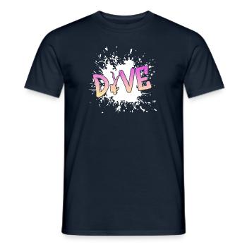 tauchen diving - Männer T-Shirt - Navy - Vorne - AI Model Male 178 light (178cm)