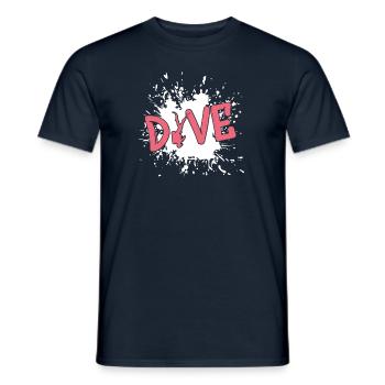 tauchen, diving, taucher, apnoe - Männer T-Shirt - Navy - Vorne - AI Model Male 178 light (178cm)